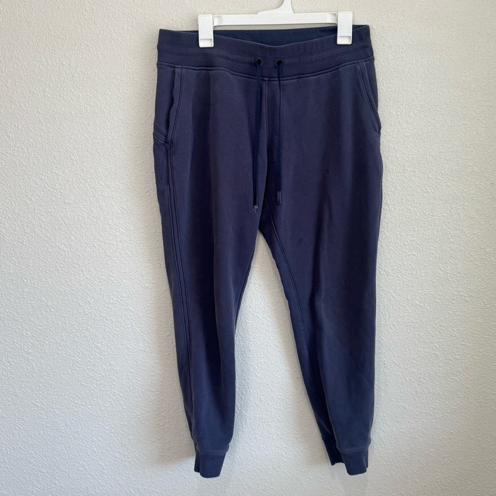 Lululemon Scuba High-Rise Jogger Navy Blue Sweatpants Relaxed Fit Women Size‎ 10